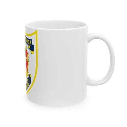 USS Parson DDG 33 Tala At Mitis (U.S. Navy) White Coffee Mug - Go Mug Yourself