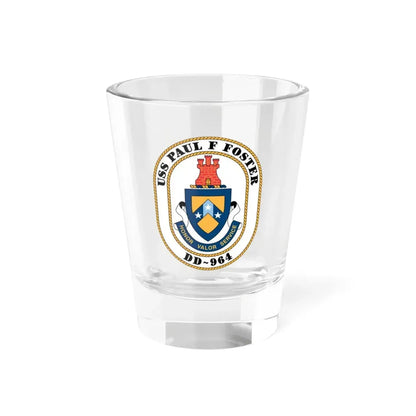 USS PAul F Foster DD 964 (U.S. Navy) Shot Glass 1.5oz 1.5oz - Go Mug Yourself