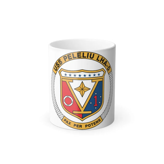 USS Peleliu LHA 5 (U.S. Navy) Color Changing Mug 11oz-11oz-Go Mug Yourself