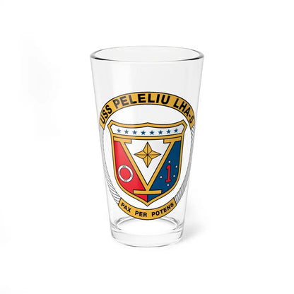 USS Peleliu LHA 5 (U.S. Navy) Pint Glass 16oz-16oz-Go Mug Yourself