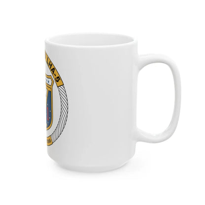 USS Peleliu LHA 5 (U.S. Navy) White Coffee Mug-Go Mug Yourself