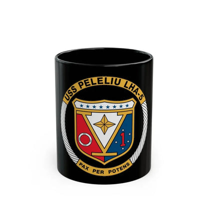 USS Peleliu LHA 5 (U.S. Navy) Black Coffee Mug 11oz - Go Mug Yourself