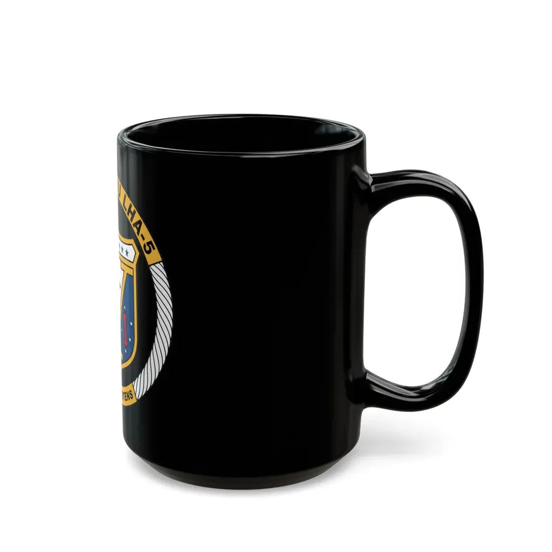 USS Peleliu LHA 5 (U.S. Navy) Black Coffee Mug - Go Mug Yourself
