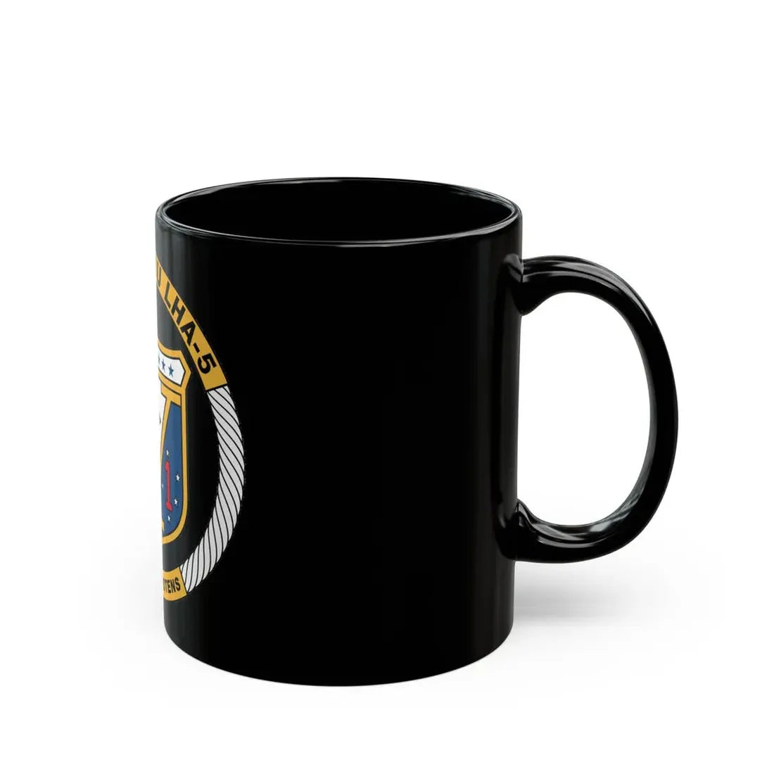 USS Peleliu LHA 5 (U.S. Navy) Black Coffee Mug - Go Mug Yourself