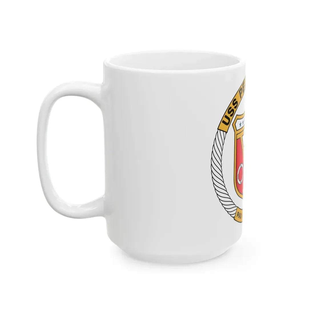 USS Peleliu LHA 5 (U.S. Navy) White Coffee Mug - Go Mug Yourself
