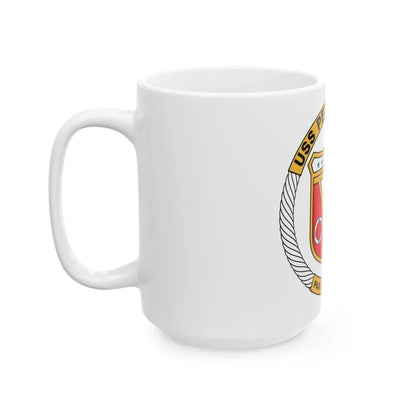 USS Peleliu LHA 5 (U.S. Navy) White Coffee Mug - Go Mug Yourself