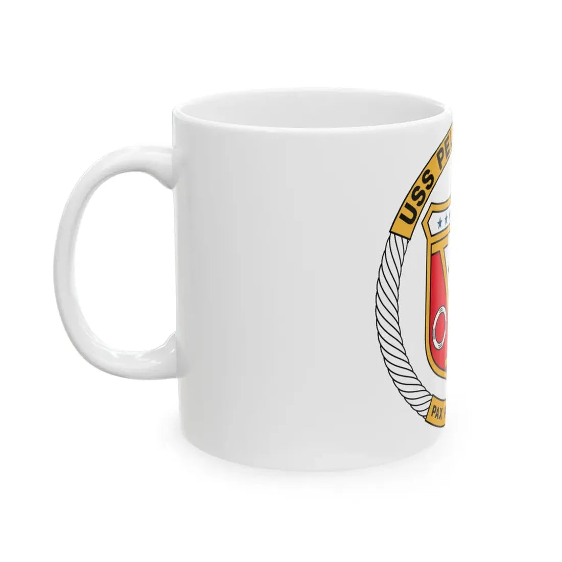 USS Peleliu LHA 5 (U.S. Navy) White Coffee Mug - Go Mug Yourself