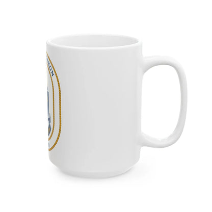 USS Peterson DD 969 (U.S. Navy) White Coffee Mug-Go Mug Yourself