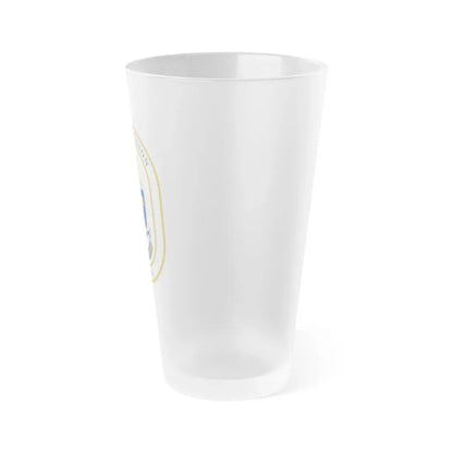 USS Peterson DD 969 (U.S. Navy) Frosted Pint Glass 16oz - Go Mug Yourself