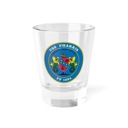 USS Pharris FF 1094 (U.S. Navy) Shot Glass 1.5oz 1.5oz - Go Mug Yourself