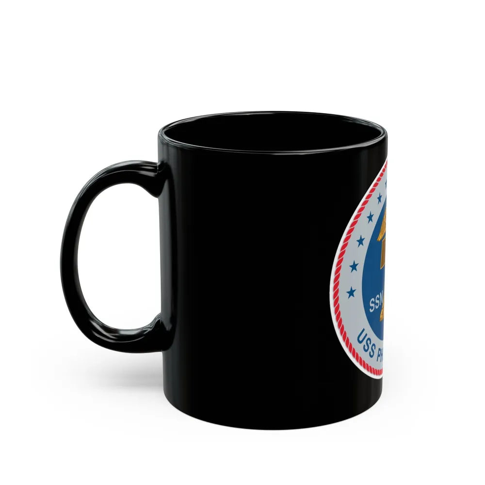 USS Philadelphia (U.S. Navy) Black Coffee Mug-Go Mug Yourself