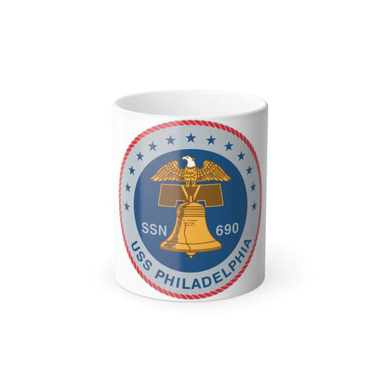 USS Philadelphia (U.S. Navy) Color Changing Mug 11oz-11oz-Go Mug Yourself