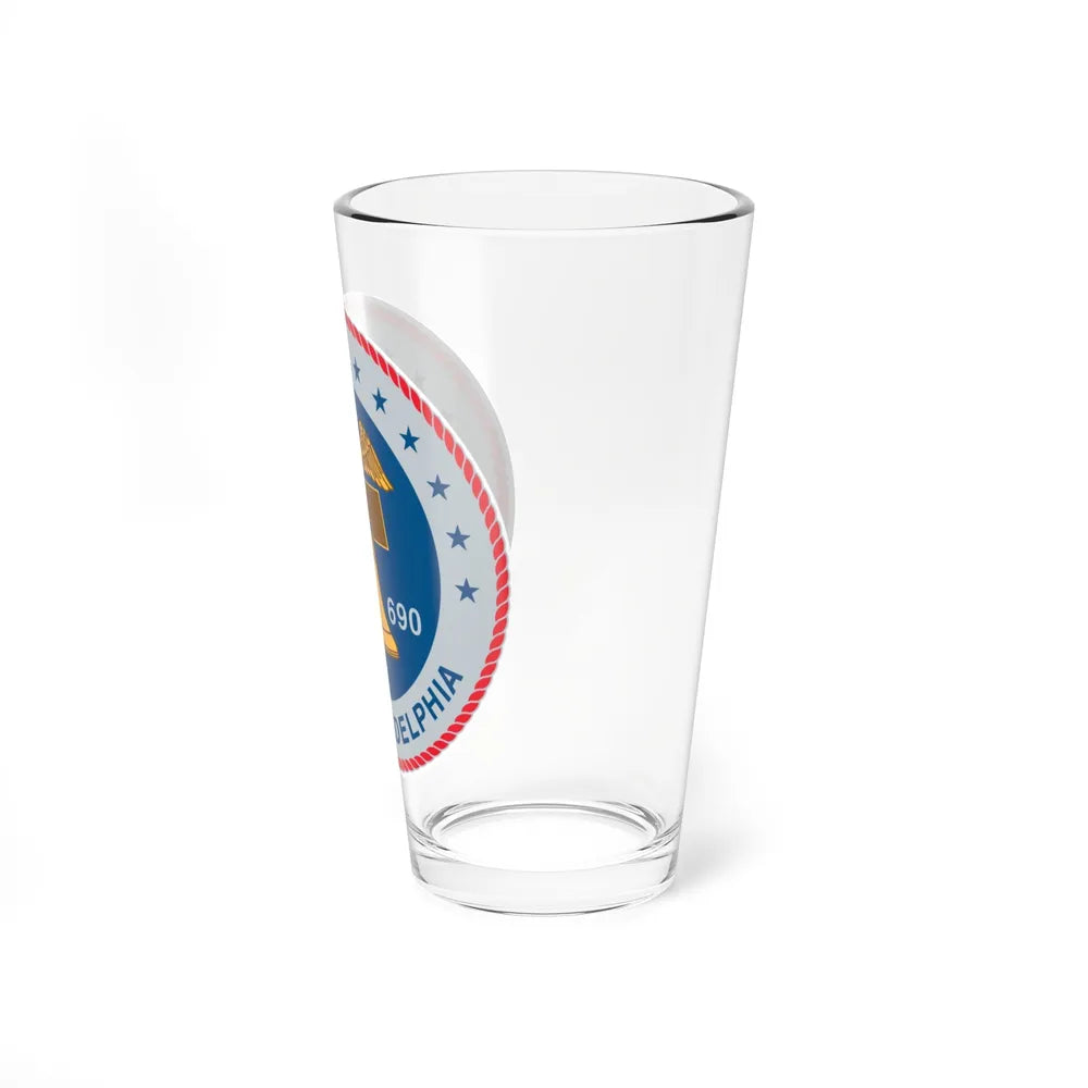 USS Philadelphia (U.S. Navy) Pint Glass 16oz-Go Mug Yourself