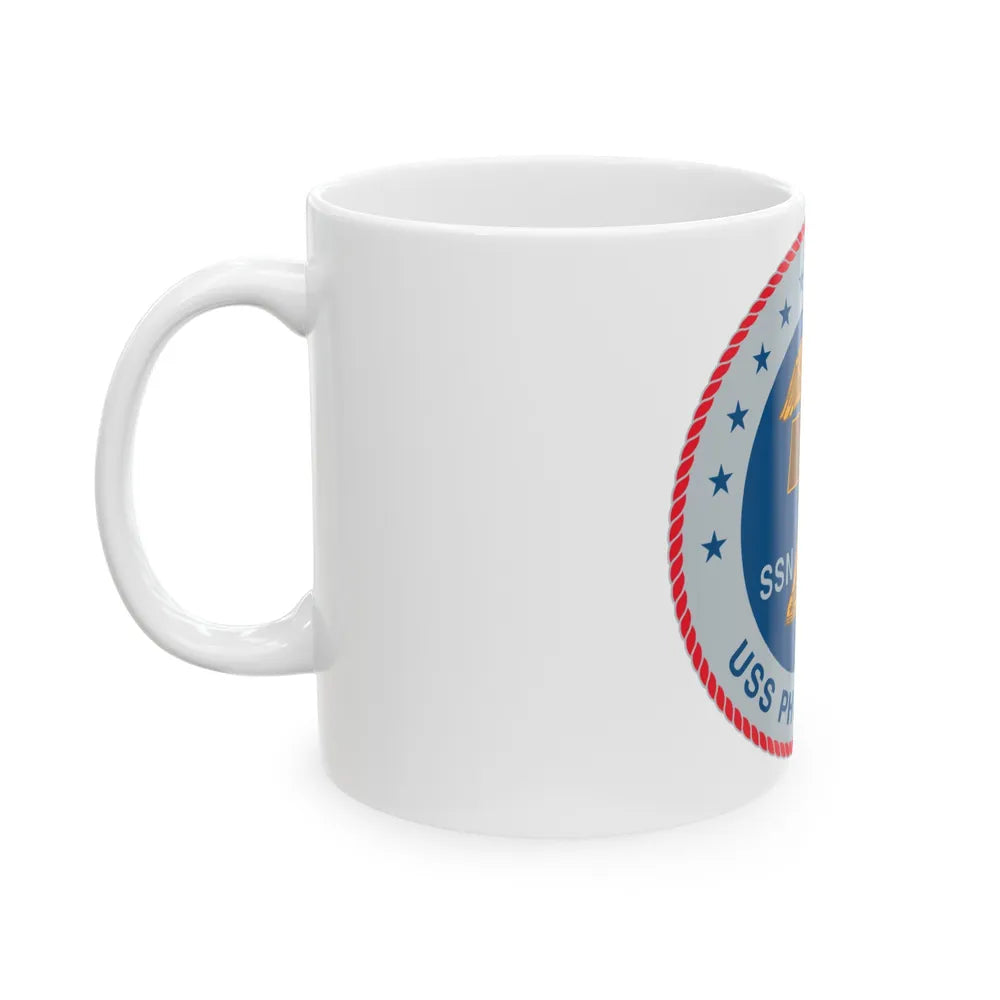 USS Philadelphia (U.S. Navy) White Coffee Mug-Go Mug Yourself