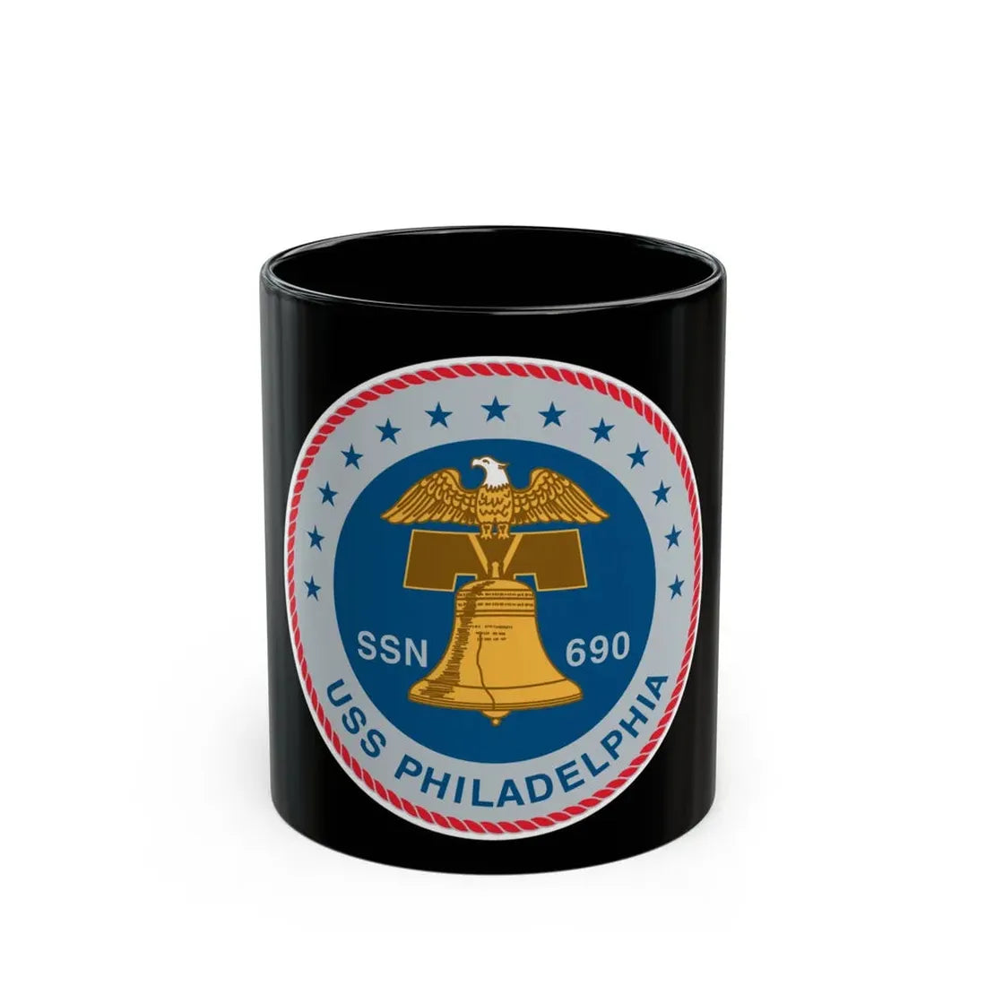 USS Philadelphia (U.S. Navy) Black Coffee Mug 11oz - Go Mug Yourself
