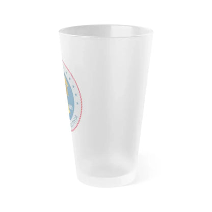 USS Philadelphia (U.S. Navy) Frosted Pint Glass 16oz - Go Mug Yourself
