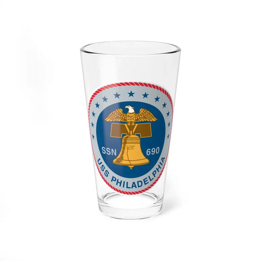 USS Philadelphia (U.S. Navy) Pint Glass 16oz 16oz - Go Mug Yourself