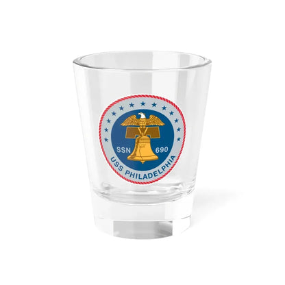 USS Philadelphia (U.S. Navy) Shot Glass 1.5oz 1.5oz - Go Mug Yourself