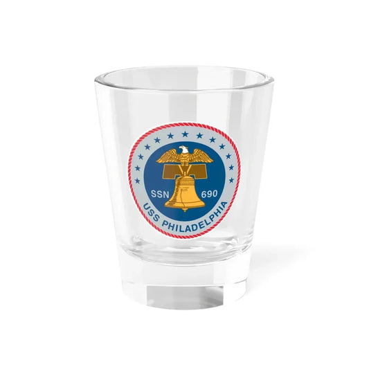 USS Philadelphia (U.S. Navy) Shot Glass 1.5oz 1.5oz - Go Mug Yourself