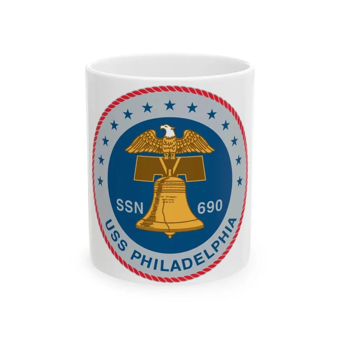 USS Philadelphia (U.S. Navy) White Coffee Mug 11oz - Go Mug Yourself