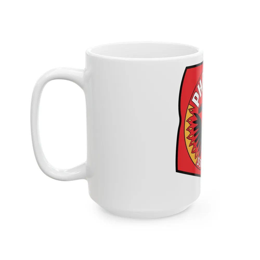 USS Phoenix SSN 702 (U.S. Navy) White Coffee Mug-Go Mug Yourself