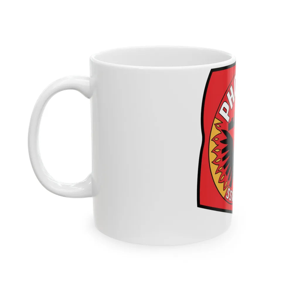 USS Phoenix SSN 702 (U.S. Navy) White Coffee Mug-Go Mug Yourself