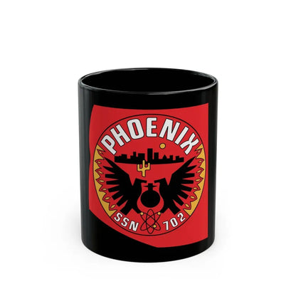 USS Phoenix SSN 702 (U.S. Navy) Black Coffee Mug 11oz - Go Mug Yourself