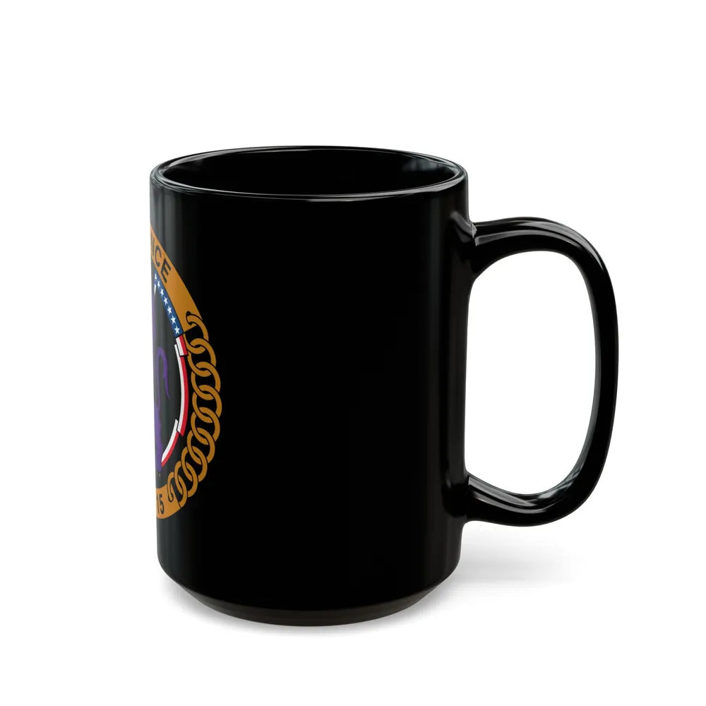 USS Ponce LPD 15 (U.S. Navy) Black Coffee Mug-Go Mug Yourself