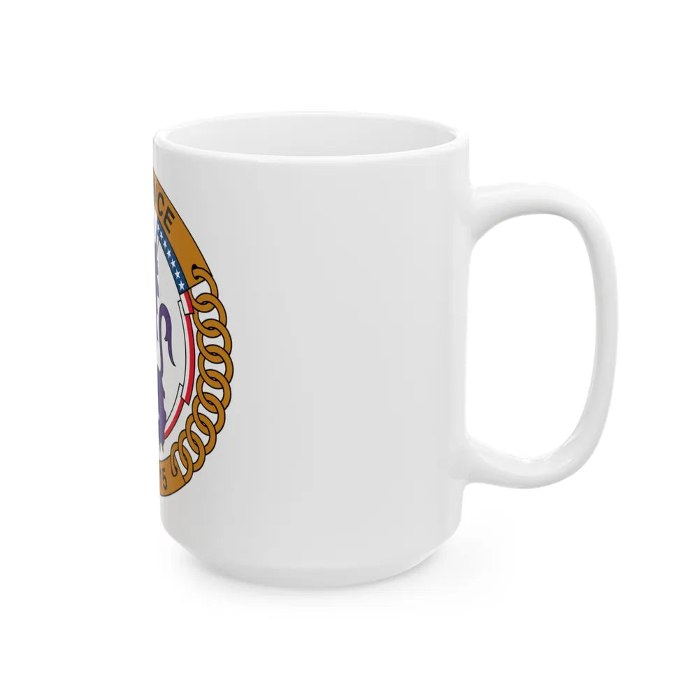 USS Ponce LPD 15 (U.S. Navy) White Coffee Mug-Go Mug Yourself