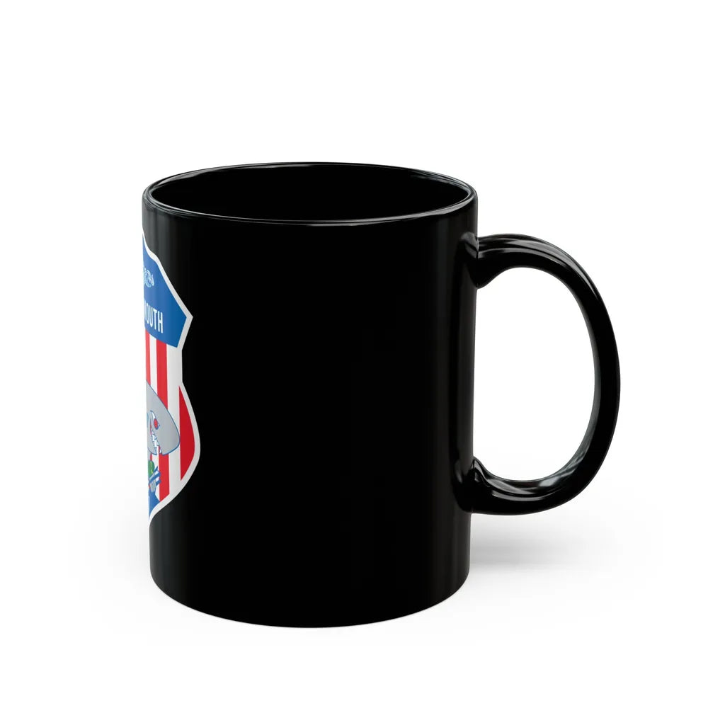 USS Portsmouth SSN 707 (U.S. Navy) Black Coffee Mug-Go Mug Yourself