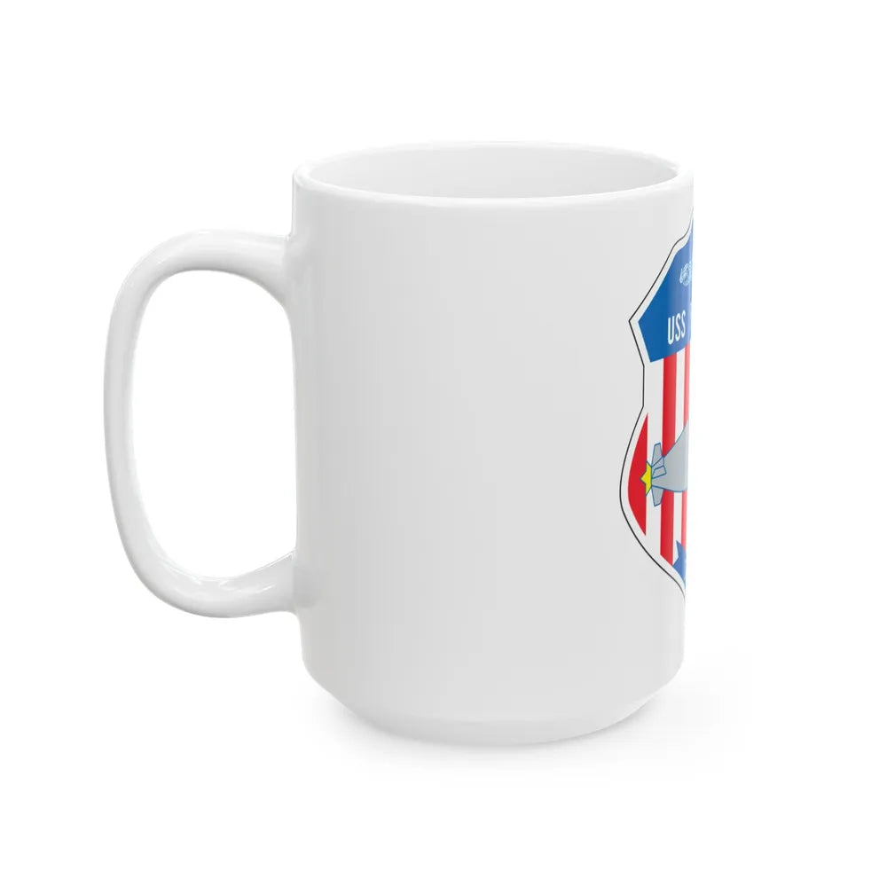 USS Portsmouth SSN 707 (U.S. Navy) White Coffee Mug-Go Mug Yourself