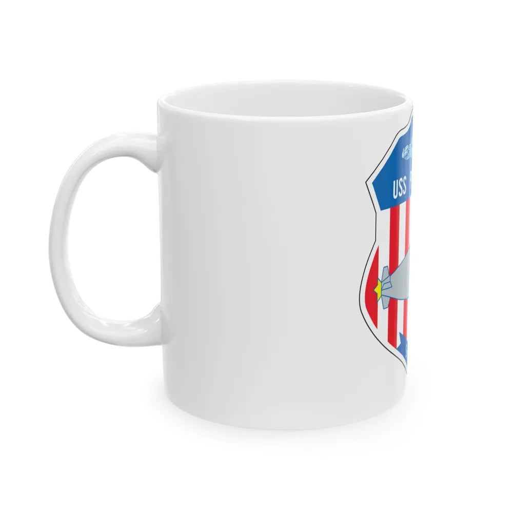 USS Portsmouth SSN 707 (U.S. Navy) White Coffee Mug-Go Mug Yourself