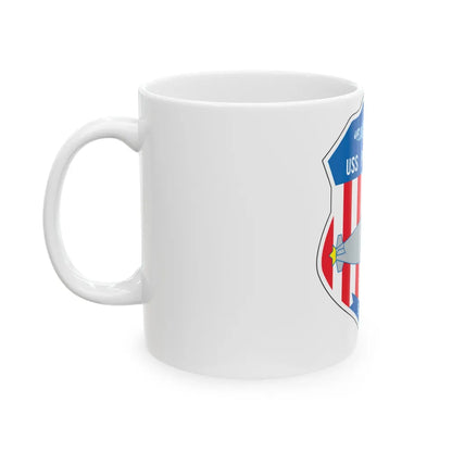 USS Portsmouth SSN 707 (U.S. Navy) White Coffee Mug-Go Mug Yourself