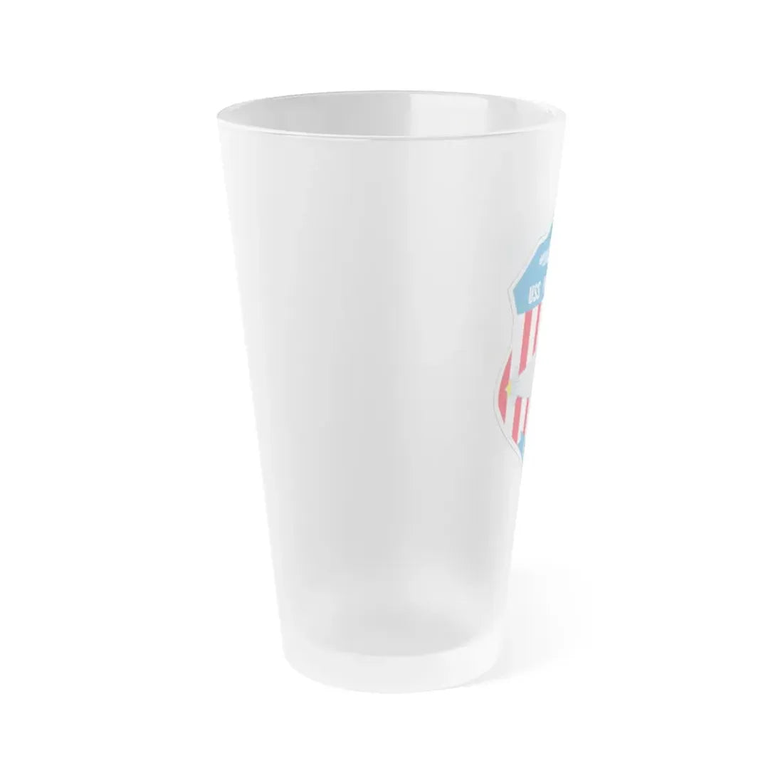 USS Portsmouth SSN 707 (U.S. Navy) Frosted Pint Glass 16oz - Go Mug Yourself
