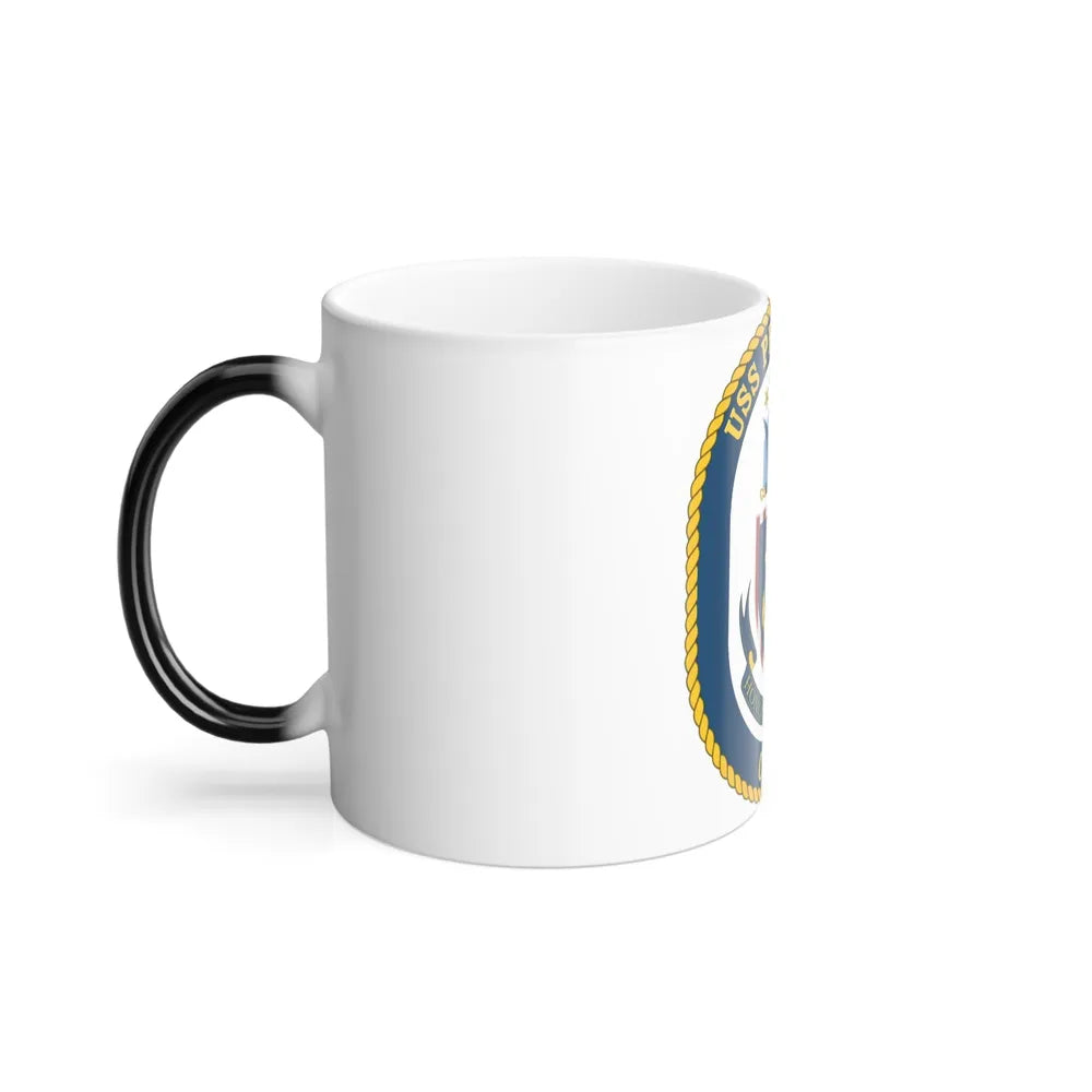 USS Princeton CG 59 Crest (U.S. Navy) Color Changing Mug 11oz-Go Mug Yourself