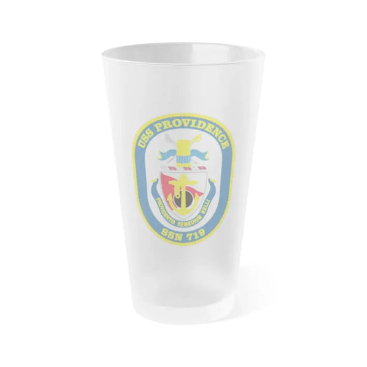 USS Providence SSN 719 (U.S. Navy) Frosted Pint Glass 16oz Default Title - Go Mug Yourself