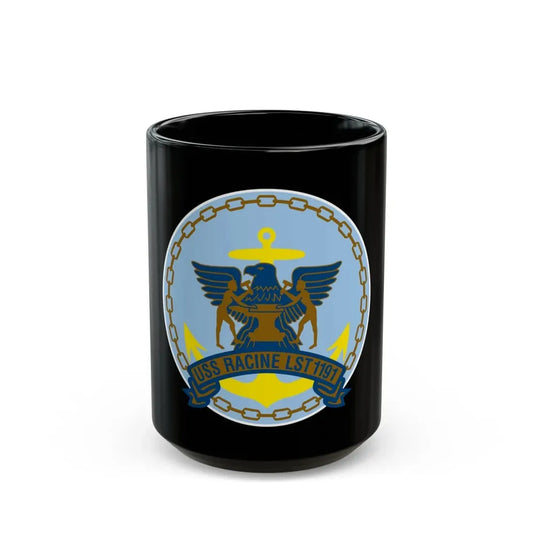 USS Racine LPT 1191 (U.S. Navy) Black Coffee Mug 15oz - Go Mug Yourself