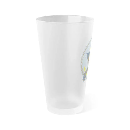 USS Racine LPT 1191 (U.S. Navy) Frosted Pint Glass 16oz - Go Mug Yourself