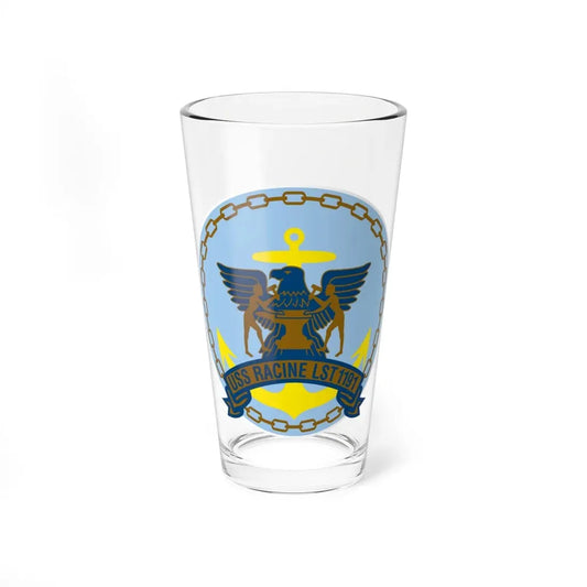 USS Racine LPT 1191 (U.S. Navy) Pint Glass 16oz 16oz - Go Mug Yourself