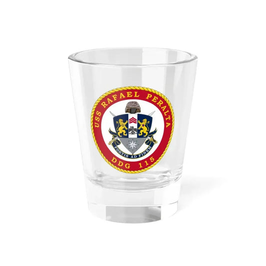 USS Rafael Peralta DDG 115 (U.S. Navy) Shot Glass 1.5oz 1.5oz - Go Mug Yourself