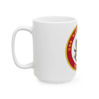 USS Rafael Peralta DDG 115 (U.S. Navy) White Coffee Mug - Go Mug Yourself