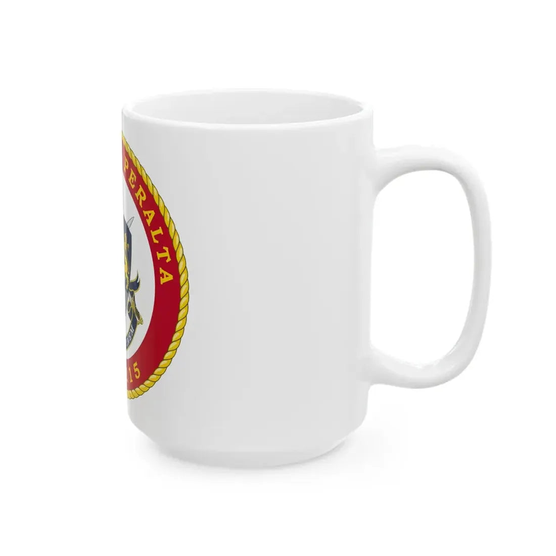USS Rafael Peralta DDG 115 (U.S. Navy) White Coffee Mug - Go Mug Yourself