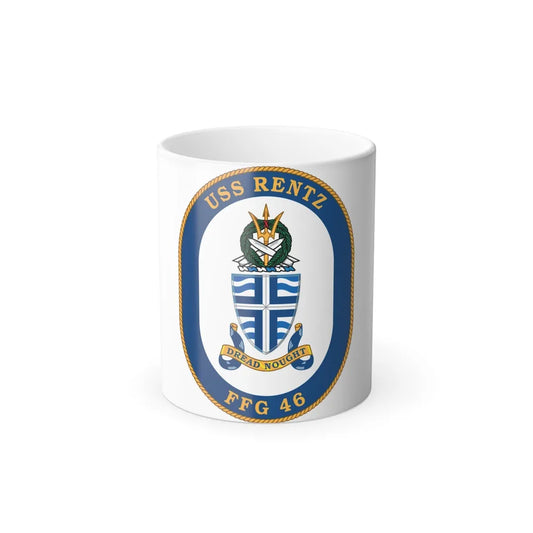 USS Rentz FFG 46 (U.S. Navy) Color Changing Mug 11oz-11oz-Go Mug Yourself
