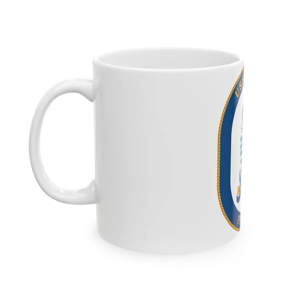 USS Rentz FFG 46 (U.S. Navy) White Coffee Mug-Go Mug Yourself