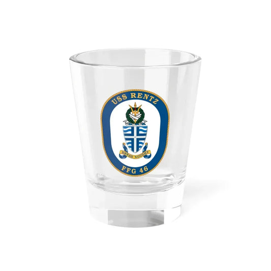 USS Rentz FFG 46 (U.S. Navy) Shot Glass 1.5oz 1.5oz - Go Mug Yourself