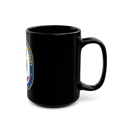 USS Robert G Bradley FF 49 (U.S. Navy) Black Coffee Mug-Go Mug Yourself