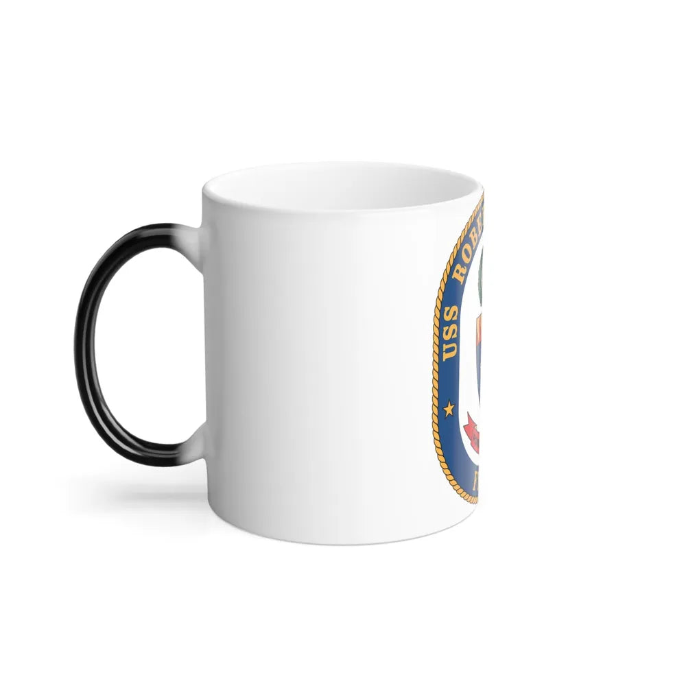 USS Robert G Bradley FF 49 (U.S. Navy) Color Changing Mug 11oz-Go Mug Yourself