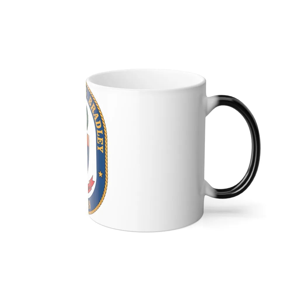 USS Robert G Bradley FF 49 (U.S. Navy) Color Changing Mug 11oz-Go Mug Yourself