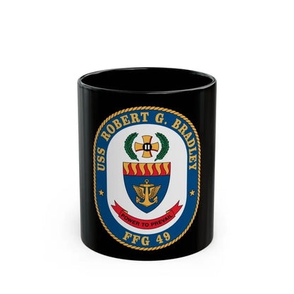 USS Robert G Bradley FF 49 (U.S. Navy) Black Coffee Mug 11oz - Go Mug Yourself