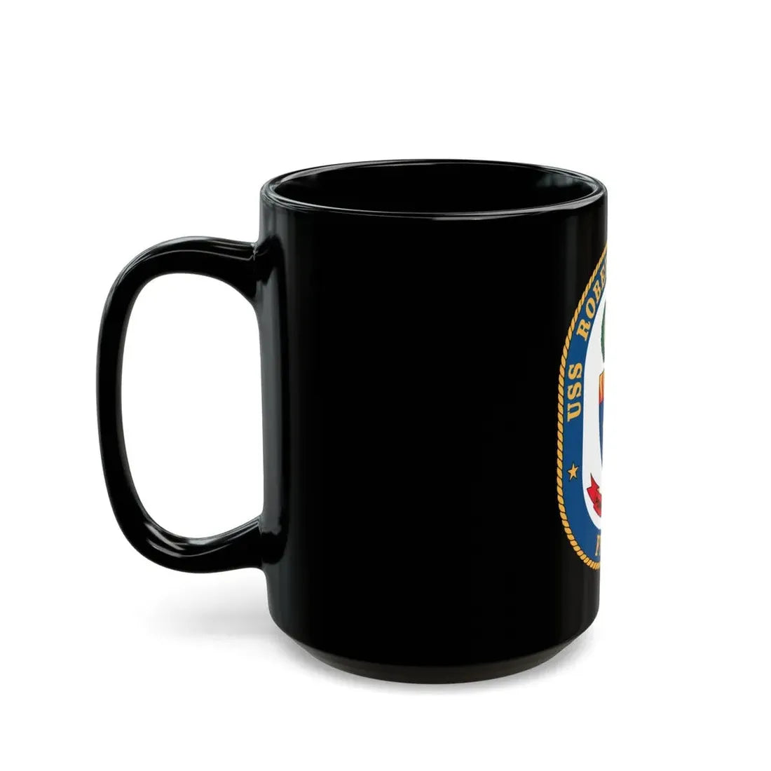 USS Robert G Bradley FF 49 (U.S. Navy) Black Coffee Mug - Go Mug Yourself